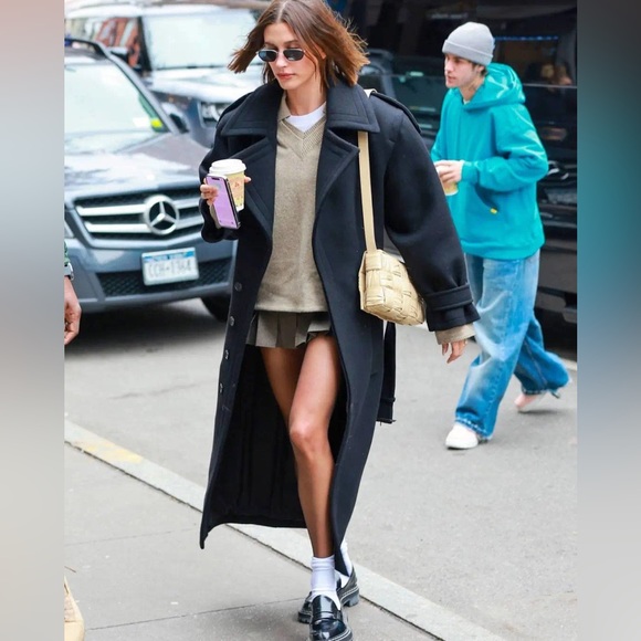 Club Monaco Daylina Coat Navy - Picture 9 of 12